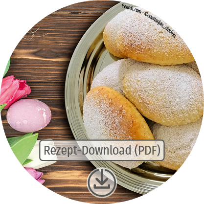 Download Button Süsse Brötchen mit Mandelkruste Rezept als PDF
