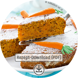 Download Button Saftiger Karottenkuchen Rezept als PDF