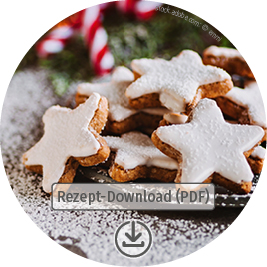 Download Button Winterliche Zimtsterne Rezept als PDF
