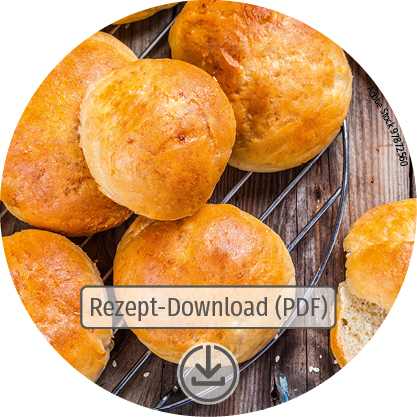 Download Button Saftige Burger Buns Rezept als PDF