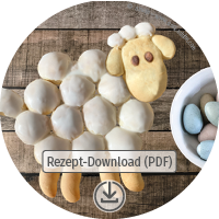 Download Button Pull-Apart Osterlamm Rezept als PDF