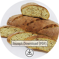 Download Button Glutenfreies Baguette Rezept als PDF