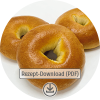 Download Button Sauerteig-Bagel Rezept als PDF