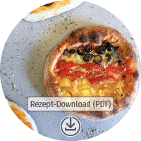 Download Button Sauerteig-Pizza-Flaggen Rezept als PDF