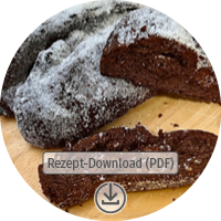 Download Button Schoko Stollen Rezept als PDF