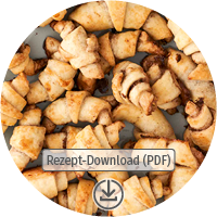 Download Button Süße Hörnchen mit Sauerteig Rezept als PDF