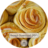 Download Button Sauerteig Zimtschnecken Rezept als PDF
