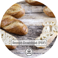Download Button Knusper-Baguette Rezept als PDF