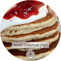 Download Button Sauerteig Pancakes Rezept als PDF